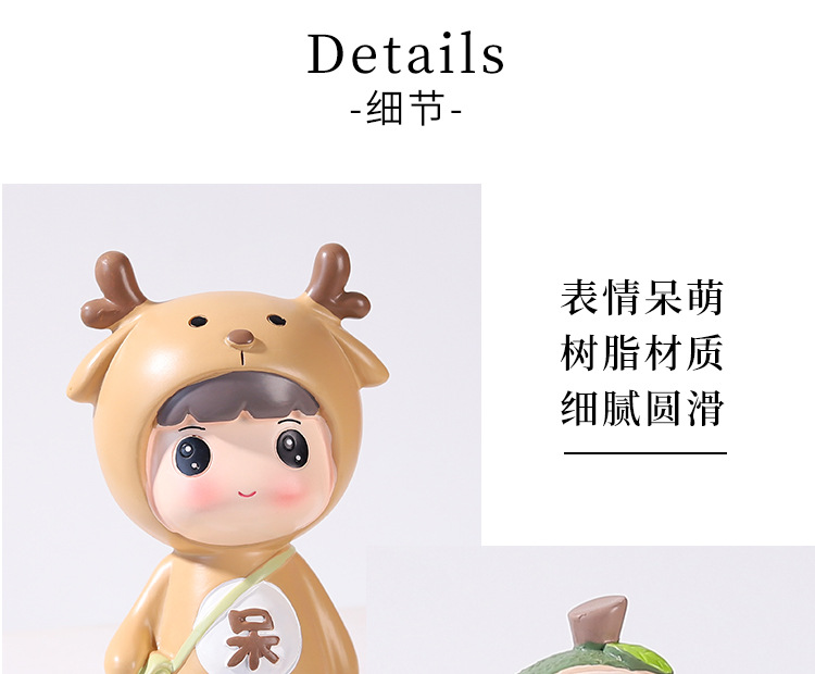 Cute Cartoon Hanging Feet Couple Doll Home Decoration Creative Wedding Gift Birthday Gift Resin Crafts