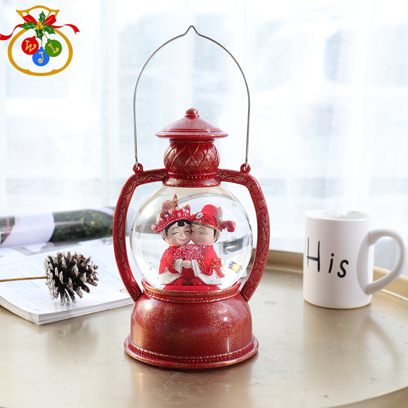 Pony Lantern Festive Wedding Supplies Night Light TikTok Celebrity Inspired Night Light Wedding Room Decoration Resin Crafts
