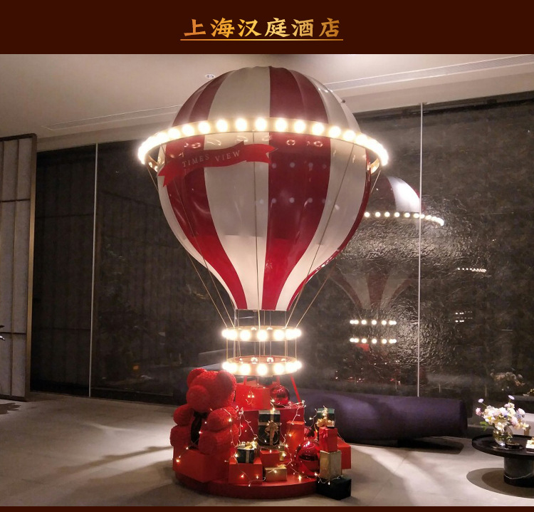 Hot Air Balloon Hot Air Balloon Decoration Shopping Mall DP Point Wedding Hanging Decoration Floor Large Ornaments
