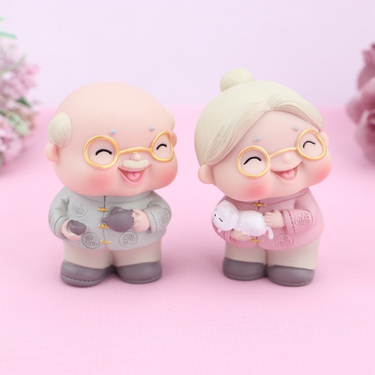 Creative Cute Old Man Old Lady Baking Cake Ornaments Happy Couples Birthday Cake Decorative Ornaments Wedding Gift Creative Cute Old Man Old Lady Baking Cake Ornaments Happy Couples Birthday Cake Decorative Ornaments Wedding Gift