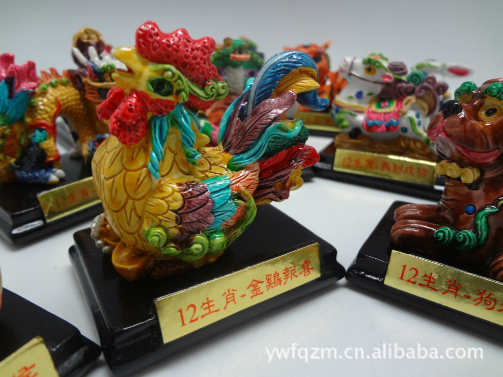 Resin crafts ornaments resin art resin wedding good luck ornament 12 12 Chinese zodiac animals Resin crafts ornaments resin art resin wedding good luck ornament 12 12 Chinese zodiac animals