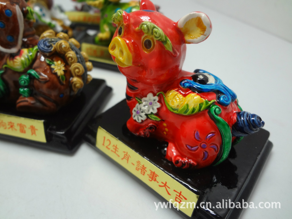 Resin crafts ornaments resin art resin wedding good luck ornament 12 12 Chinese zodiac animals Resin crafts ornaments resin art resin wedding good luck ornament 12 12 Chinese zodiac animals