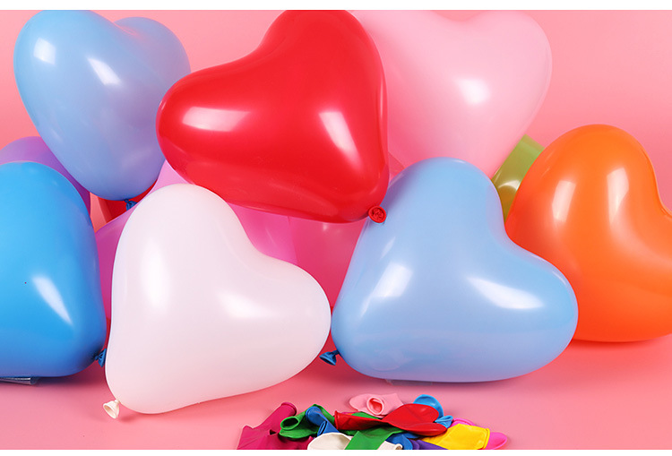 2.2 g thick wedding supplies love balloon wedding room wedding decoration heart-shaped matte ball 2.2 g thick wedding supplies love balloon wedding room wedding decoration heart-shaped matte ball