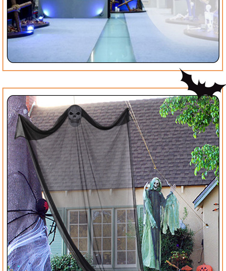 Halloween trading ghost hanged 3 meters hanging scary ghost festival decoration props Halloween trading ghost hanged 3 meters hanging scary ghost festival decoration props