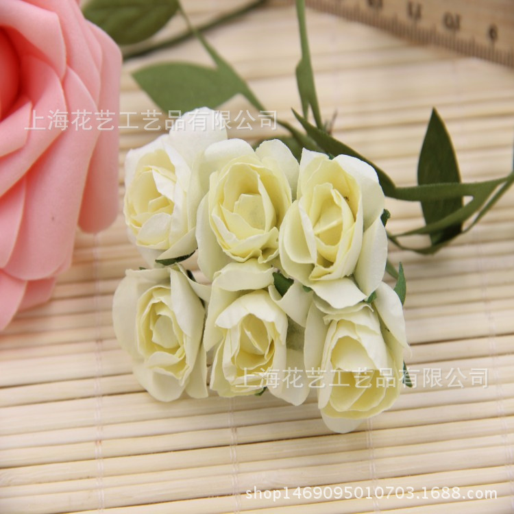 Garland Material Azalea Rose DIY Wedding Wedding Candies Box Embellished Gift Box Packaging Decoration Accessories Paper Flower
