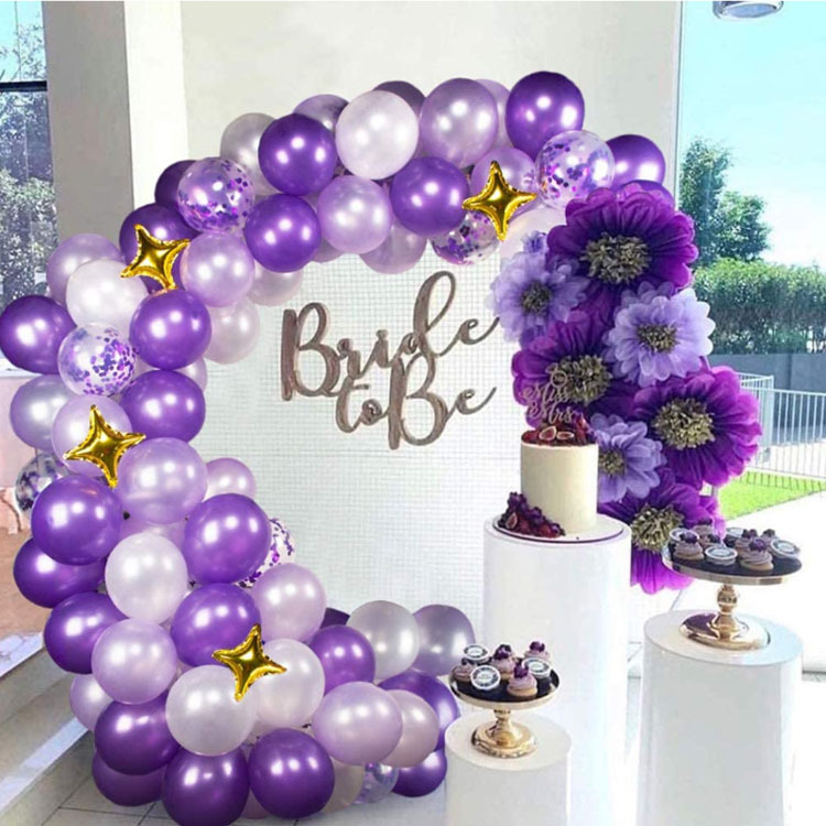 Amazon Hot Sale Purple Balloon Garland Purple Suit Colorful Paper Scrap Balloon Wedding Birthday Party Decoration Amazon Hot Sale Purple Balloon Garland Purple Suit Colorful Paper Scrap Balloon Wedding Birthday Party Decoration