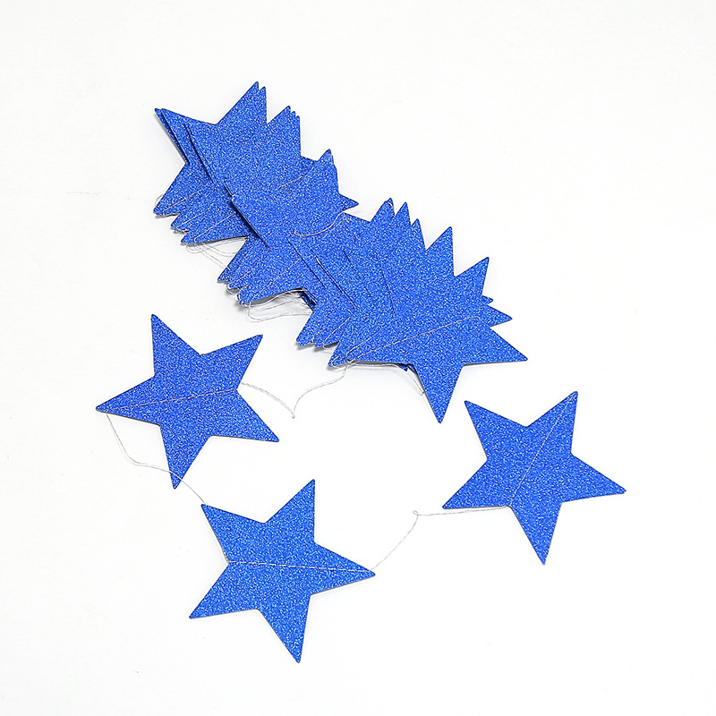 Mirror Wall Stickers FiveCorner Star Paper String Garland Christmas Decoration Wedding Party Flag Pulling Window Mirror Wall Stickers FiveCorner Star Paper String Garland Christmas Decoration Wedding Party Flag Pulling Window