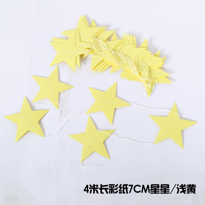 Mirror Wall Stickers FiveCorner Star Paper String Garland Christmas Decoration Wedding Party Flag Pulling Window Mirror Wall Stickers FiveCorner Star Paper String Garland Christmas Decoration Wedding Party Flag Pulling Window