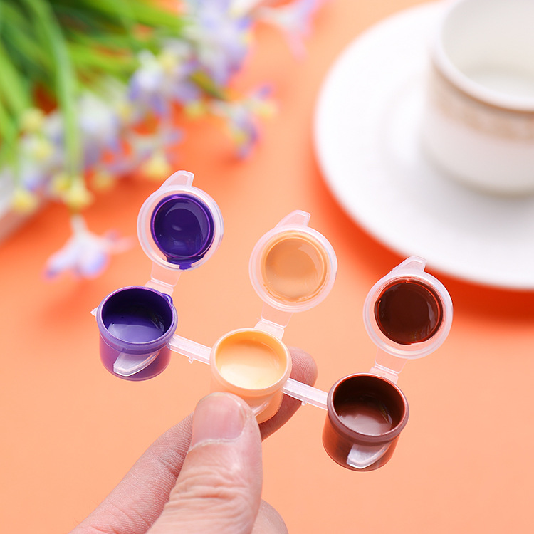 Kite for Children Painted 3ml Conjoined 3 Colors Acrylic Paint Ceramic Plaster Art Paint Mask