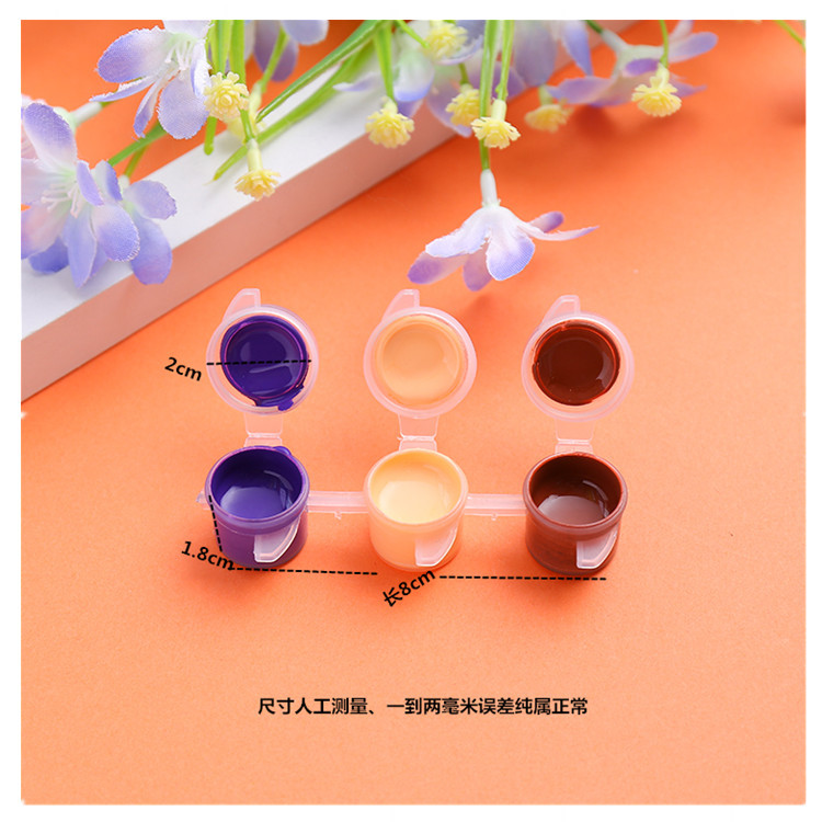 Kite for Children Painted 3ml Conjoined 3 Colors Acrylic Paint Ceramic Plaster Art Paint Mask Kite for Children Painted 3ml Conjoined 3 Colors Acrylic Paint Ceramic Plaster Art Paint Mask