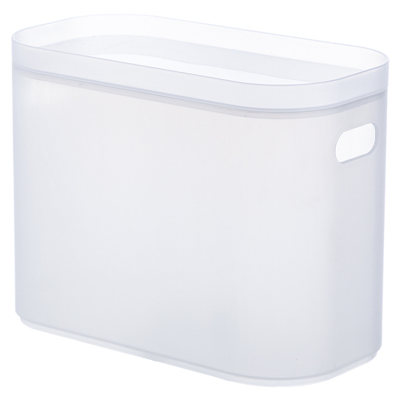 Desktop Storage Box Cosmetics Box with Lid Transparent Seperated Plastic Mask Box Lipstick Skin Care Storage Rack