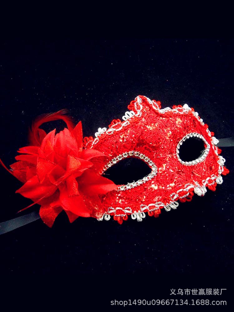 Wholesale children's toy dance party chicken feather mask Wholesale children's toy dance party chicken feather mask
