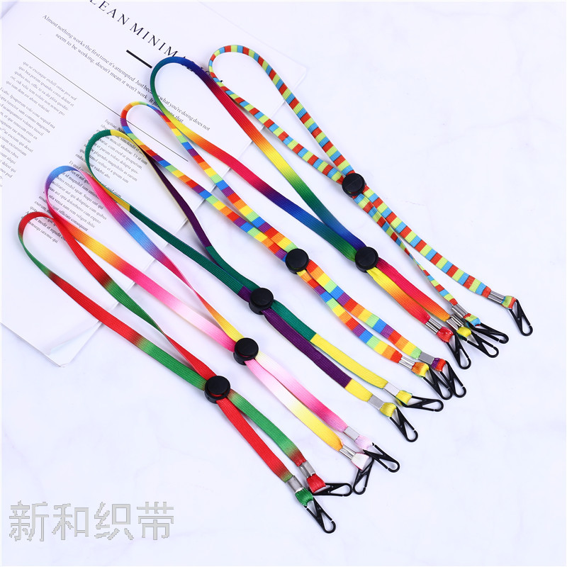 In Stock Wind Proof Rope Adjustable Mask Lanyard Ear Hanging Children&#039;s Anti-Lost Mask Sling