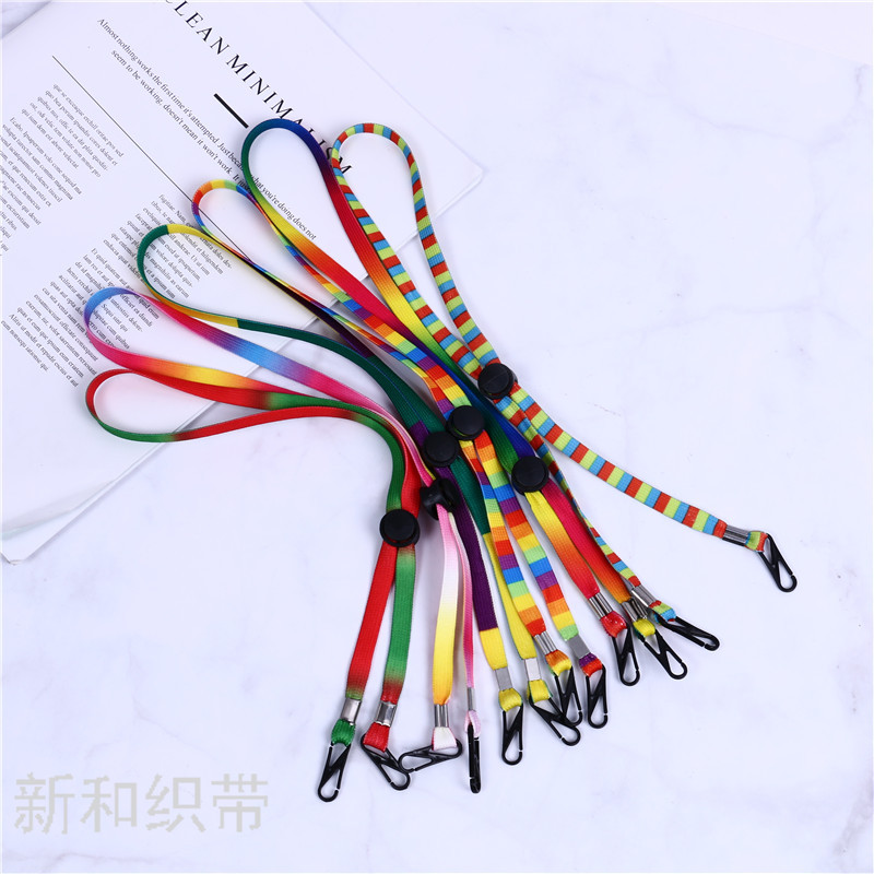 In Stock Wind Proof Rope Adjustable Mask Lanyard Ear Hanging Children&#039;s Anti-Lost Mask Sling