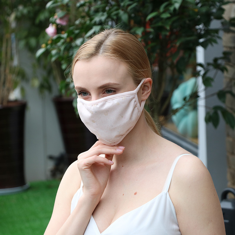 Small Floral Print Fashion Women&#039;s Autumn and Winter Style Mask Origin Supply Yiwu Factory in Stock Wholesale Dust Mask
