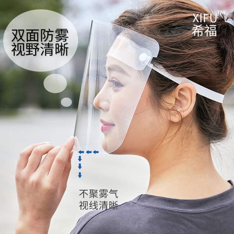 Full face mask for oil and fog protection