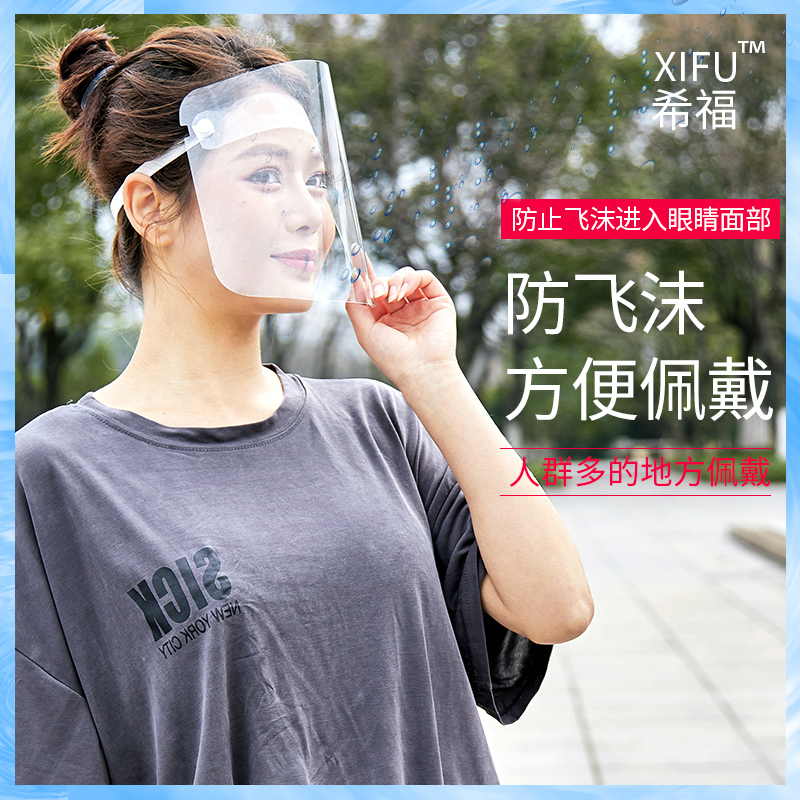 Full face mask for oil and fog protection