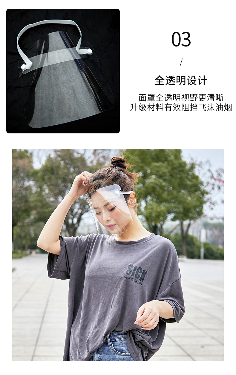 Full face mask for oil and fog protection Full face mask for oil and fog protection