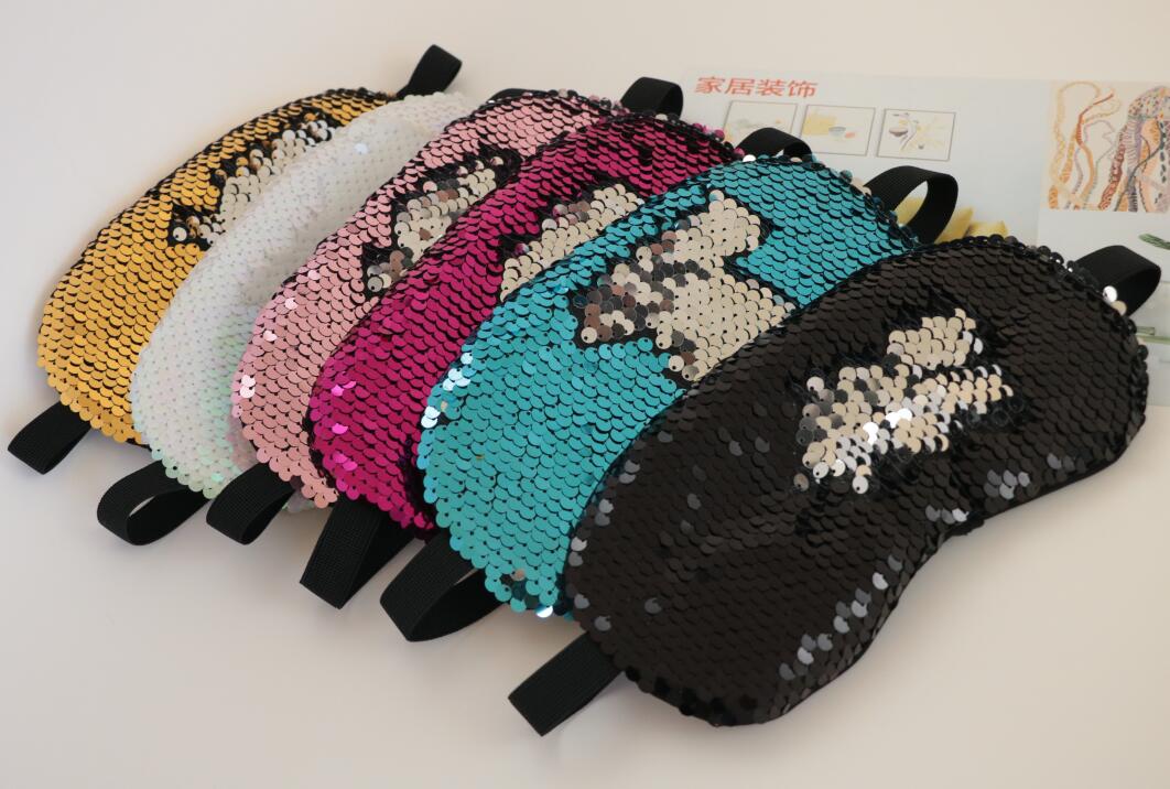 Foreign Trade New Reversible Sequins Cartoon Sleep Eye Mask Ice Pack Shading Shiny Two-Color Eye Mask Spot Supply Foreign Trade New Reversible Sequins Cartoon Sleep Eye Mask Ice Pack Shading Shiny Two-Color Eye Mask Spot Supply