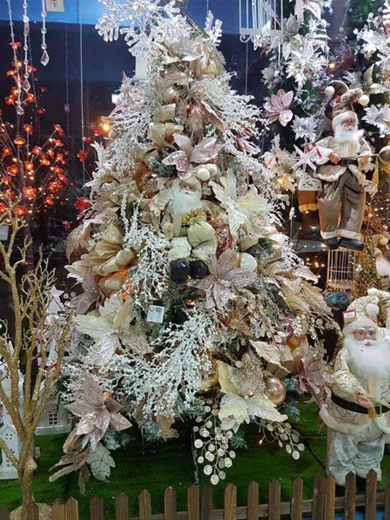 Manufacturer Christmas decoration Christmas flower with Flash powder and sequins D21cm Simulation Of Christmas flower Manufacturer Christmas decoration Christmas flower with Flash powder and sequins D21cm Simulation Of Christmas flower