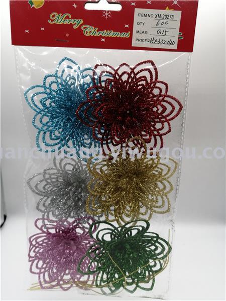Christmas Flower Christmas Butterfly Christmas Decorations Christmas Decoration Gold Powder Plastic Flowers Christmas Flower Christmas Butterfly Christmas Decorations Christmas Decoration Gold Powder Plastic Flowers