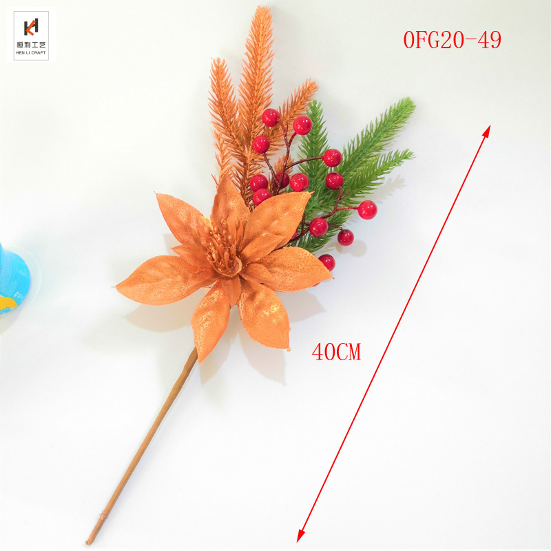 Christmas Flower Christmas Fruit Christmas Tree Decoration Christmas Fork Christmas Daily Necessities