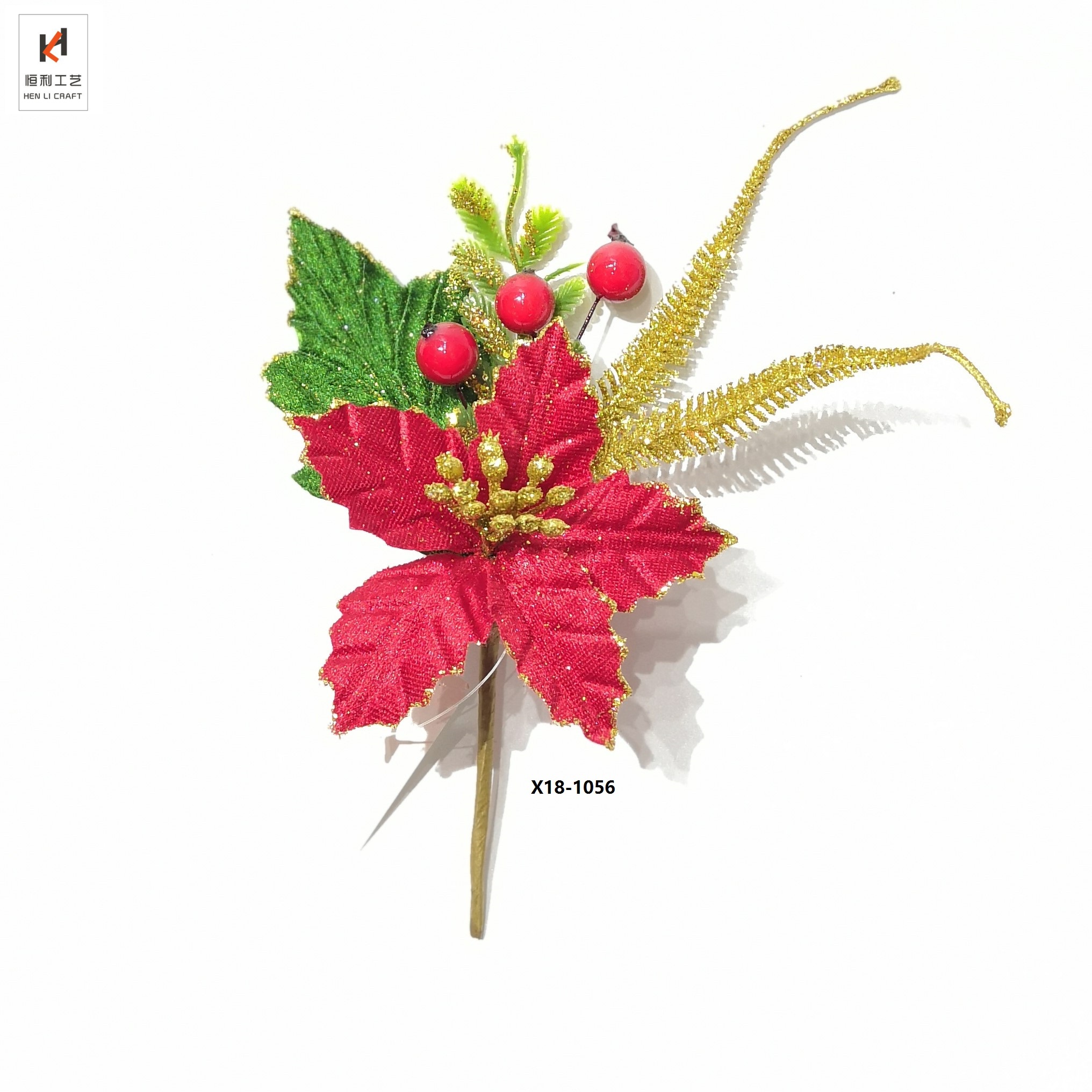 Christmas Flower Christmas Tree Accessories Christmas Gift Box Accessories Christmas Hanging Ornaments Poinsettia