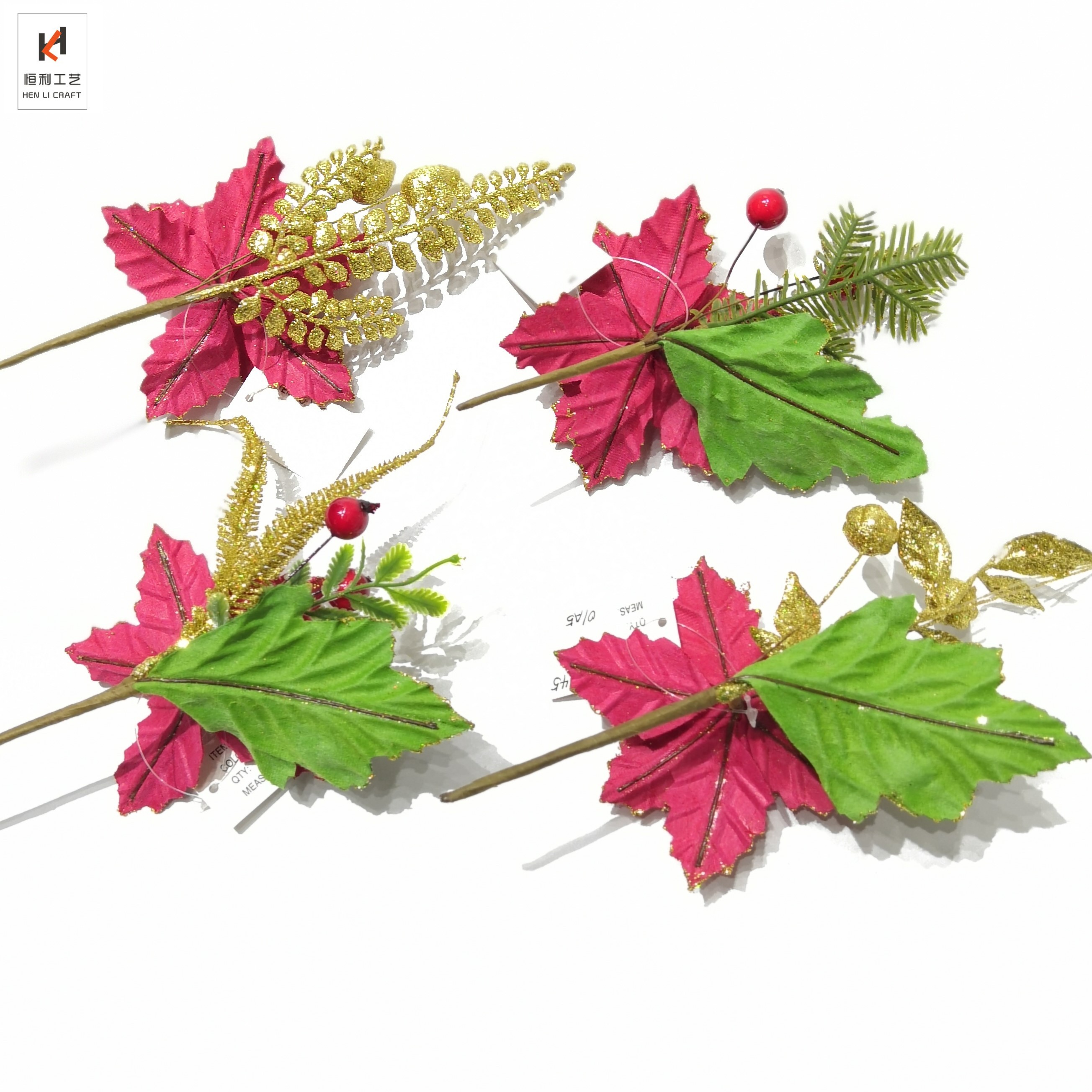 Christmas Flower Christmas Tree Accessories Christmas Gift Box Accessories Christmas Hanging Ornaments Poinsettia Christmas Flower Christmas Tree Accessories Christmas Gift Box Accessories Christmas Hanging Ornaments Poinsettia