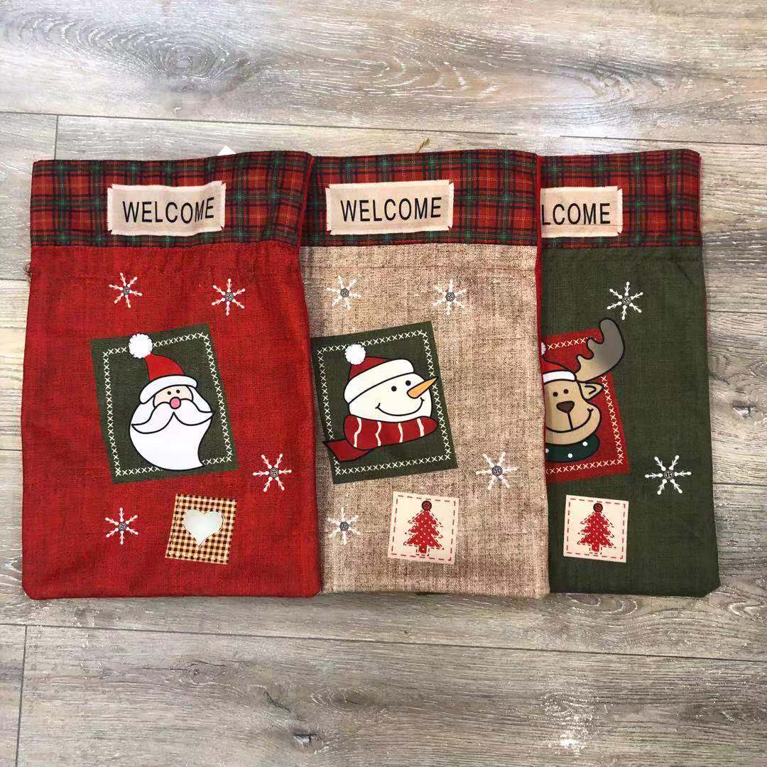 Santa Claus chair cover Christmas supplies Santa Claus chair cover cloth decoration Santa Claus chair cover Christmas supplies Santa Claus chair cover cloth decoration