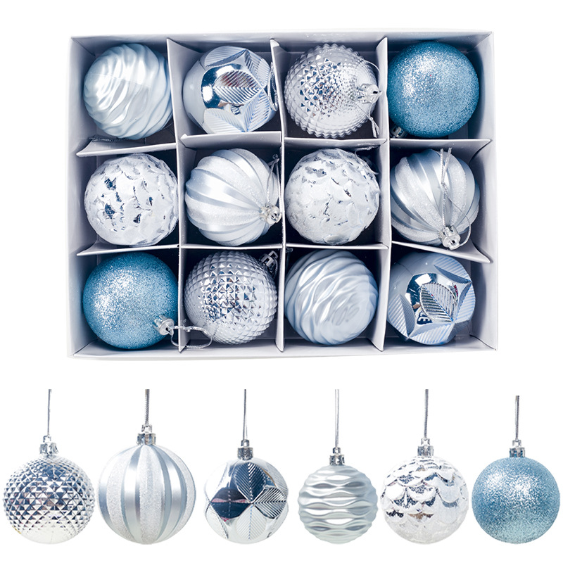 Christmas ball Pendant Christmas Supplies Gift Decoration Colorful Ball 6 CM12 Boxed PVC Christmas Display Ball Christmas ball Pendant Christmas Supplies Gift Decoration Colorful Ball 6 CM12 Boxed PVC Christmas Display Ball