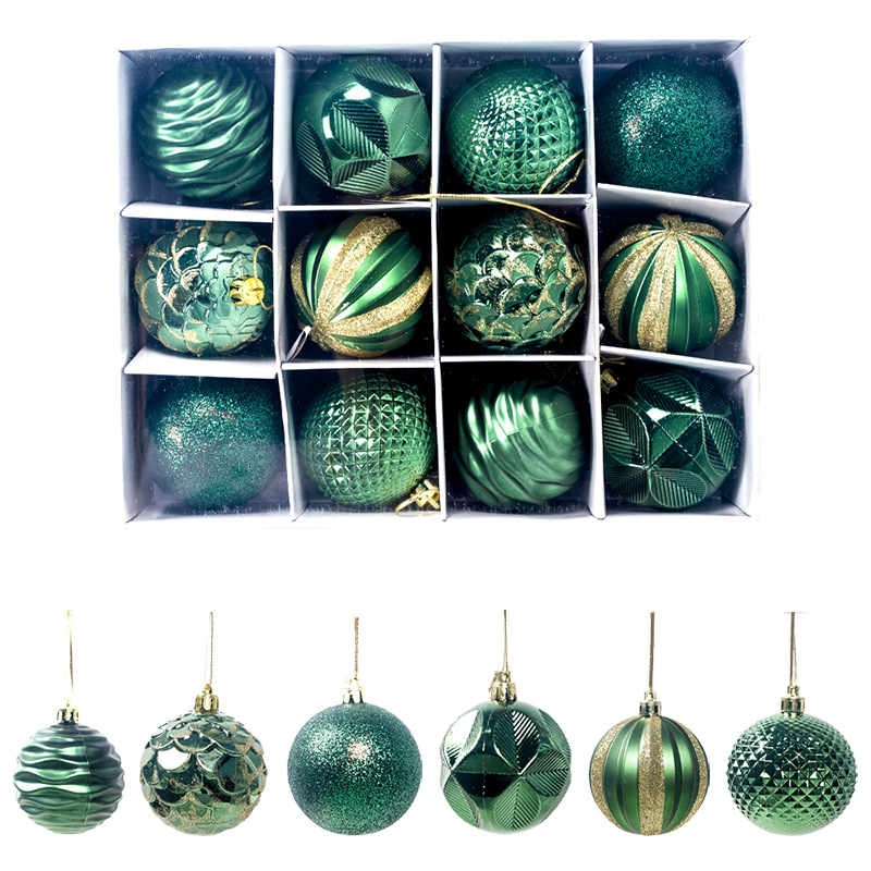 Christmas ball Pendant Christmas Supplies Gift Decoration Colorful Ball 6 CM12 Boxed PVC Christmas Display Ball Christmas ball Pendant Christmas Supplies Gift Decoration Colorful Ball 6 CM12 Boxed PVC Christmas Display Ball
