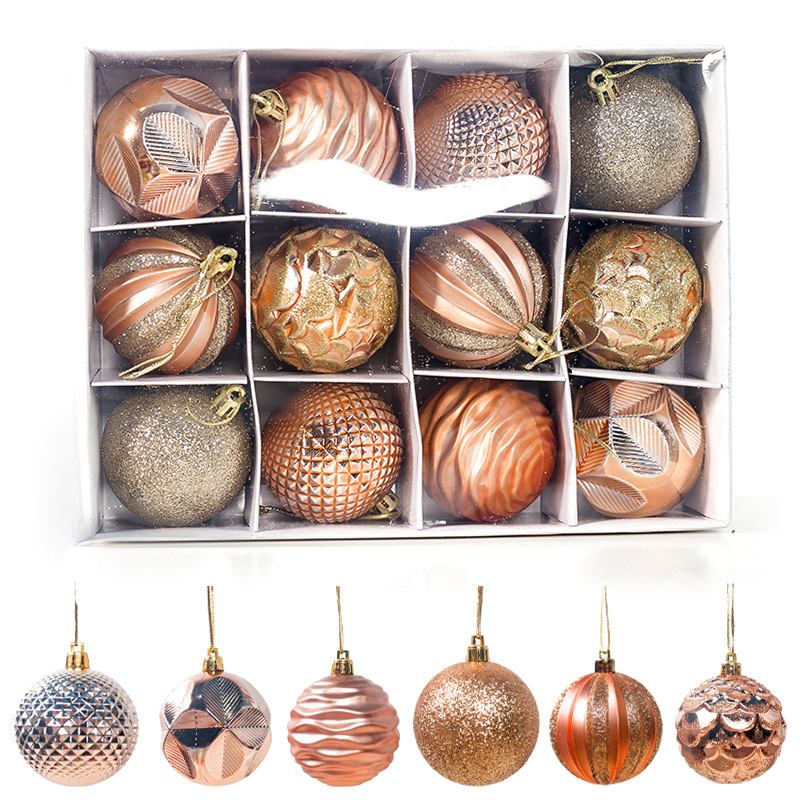 Christmas ball Pendant Christmas Supplies Gift Decoration Colorful Ball 6 CM12 Boxed PVC Christmas Display Ball Christmas ball Pendant Christmas Supplies Gift Decoration Colorful Ball 6 CM12 Boxed PVC Christmas Display Ball