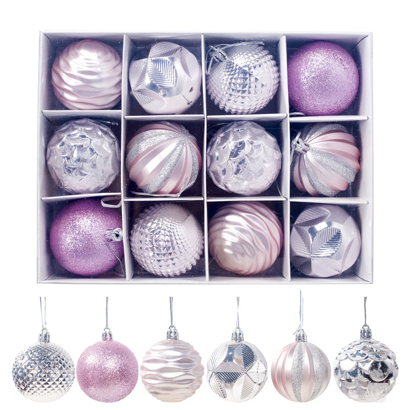 Christmas ball Pendant Christmas Supplies Gift Decoration Colorful Ball 6 CM12 Boxed PVC Christmas Display Ball Christmas ball Pendant Christmas Supplies Gift Decoration Colorful Ball 6 CM12 Boxed PVC Christmas Display Ball