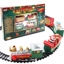 Train Toy Cross-Border Supply Boy Toy Car Electric Rail Car Children's Toy Christmas Train Gift Foreign Trade New