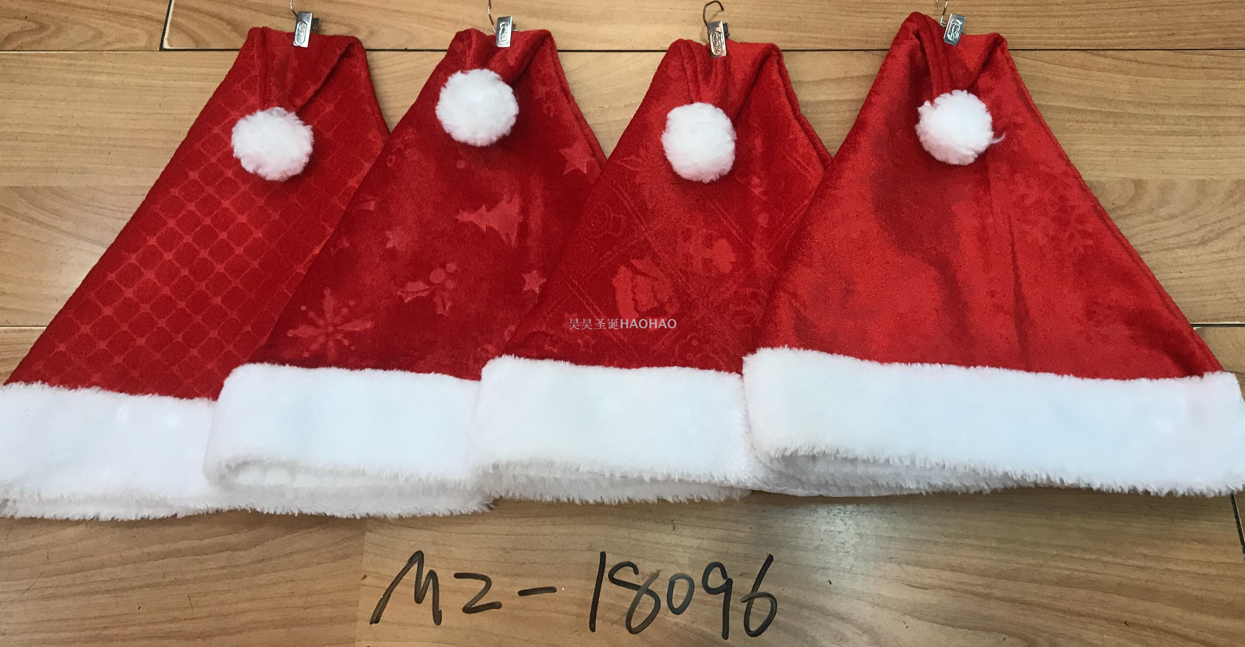 Christmas Hat High-Grade Flannel Bilateral Cap Christmas Holiday Decoration Party Supplies Adult Christmas Hat Factory Direct Sales Christmas Hat High-Grade Flannel Bilateral Cap Christmas Holiday Decoration Party Supplies Adult Christmas Hat Factory Direct Sales