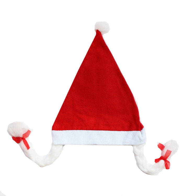 Christmas Product Christmas Hat Female Adult Non-Woven Fabric Woven Hat Christmas Decoration Party Performance Cap