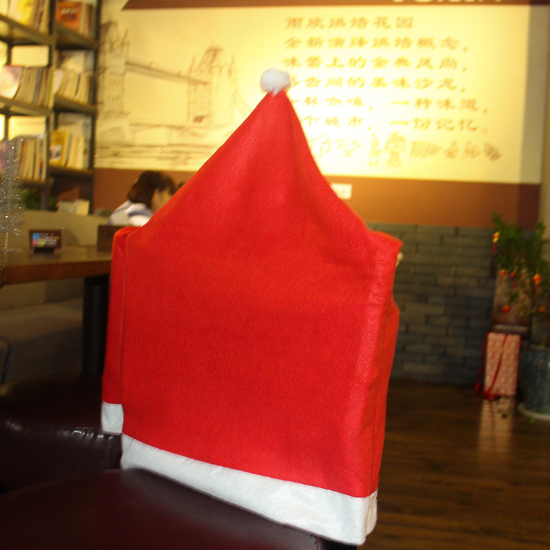 Christmas Decorations Christmas Chair Cover Christmas Hat Christmas Daily Necessities Christmas Big Chair Cover