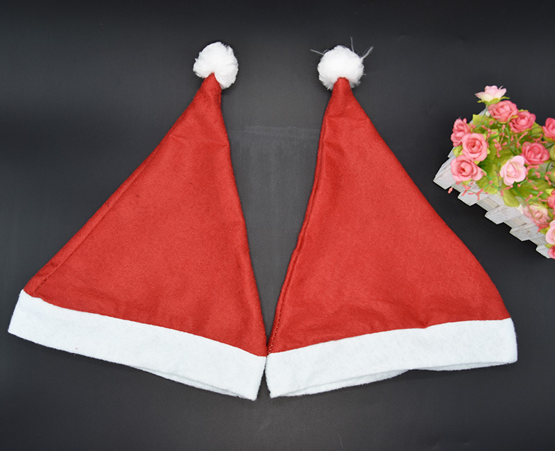 Foreign Trade Non-Woven Christmas Cap Gift Decoration Children Adult Christmas Hat Christmas Party Performance Cap Foreign Trade Non-Woven Christmas Cap Gift Decoration Children Adult Christmas Hat Christmas Party Performance Cap