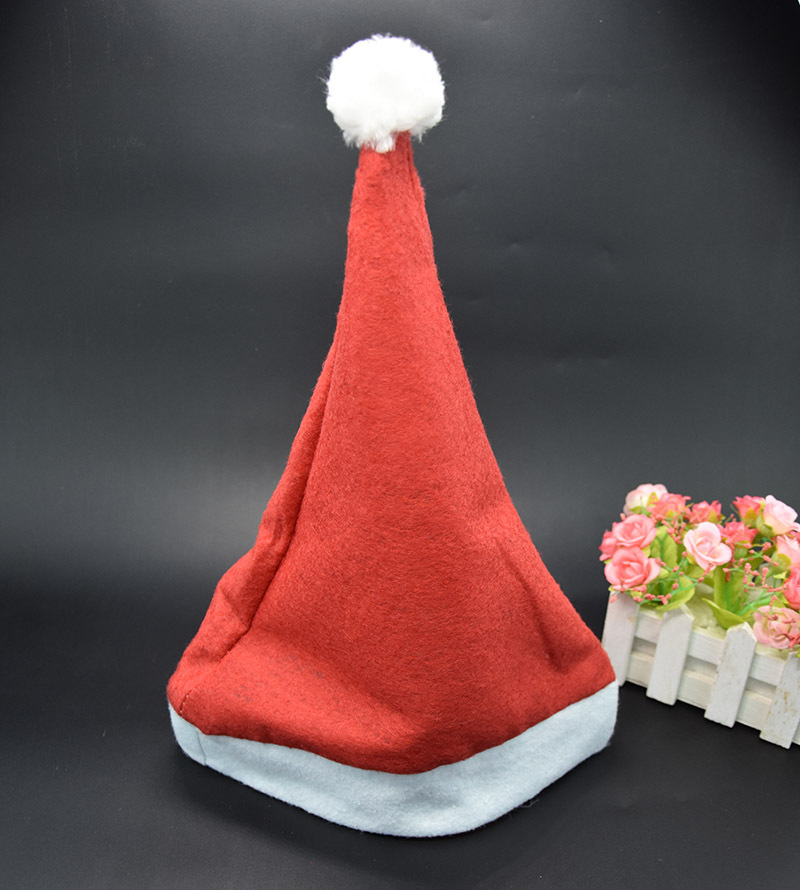 Foreign Trade Non-Woven Christmas Cap Gift Decoration Children Adult Christmas Hat Christmas Party Performance Cap Foreign Trade Non-Woven Christmas Cap Gift Decoration Children Adult Christmas Hat Christmas Party Performance Cap