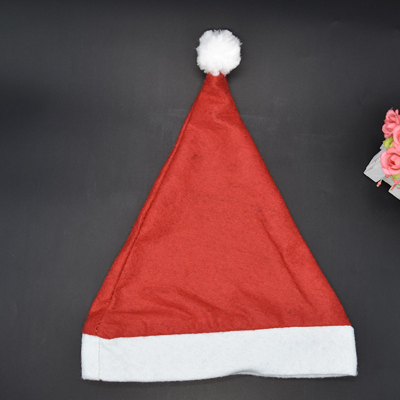 Foreign Trade Non-Woven Christmas Cap Gift Decoration Children Adult Christmas Hat Christmas Party Performance Cap Foreign Trade Non-Woven Christmas Cap Gift Decoration Children Adult Christmas Hat Christmas Party Performance Cap