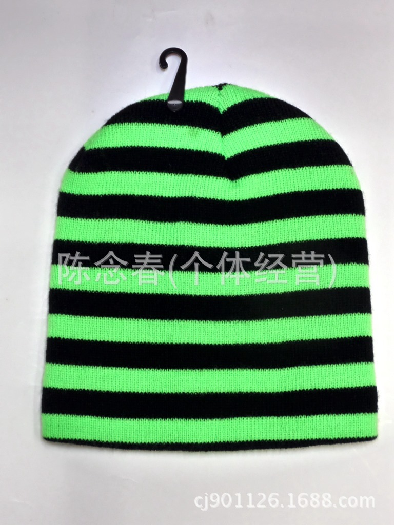 Special!!!!!!!!!!!!!!! South Chesapeake 's new fluorescent striped knit cap, knit cap, pointy hat, ribbed Christmas hat Special!!!!!!!!!!!!!!! South Chesapeake 's new fluorescent striped knit cap, knit cap, pointy hat, ribbed Christmas hat