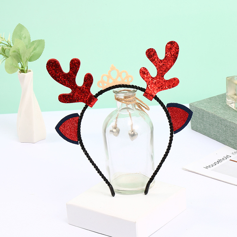 New Christmas Headband Children Headwear Christmas Hat Headband Hairpin Adult Snowman Antlers Head Buckle Decoration Dress up New Christmas Headband Children Headwear Christmas Hat Headband Hairpin Adult Snowman Antlers Head Buckle Decoration Dress up