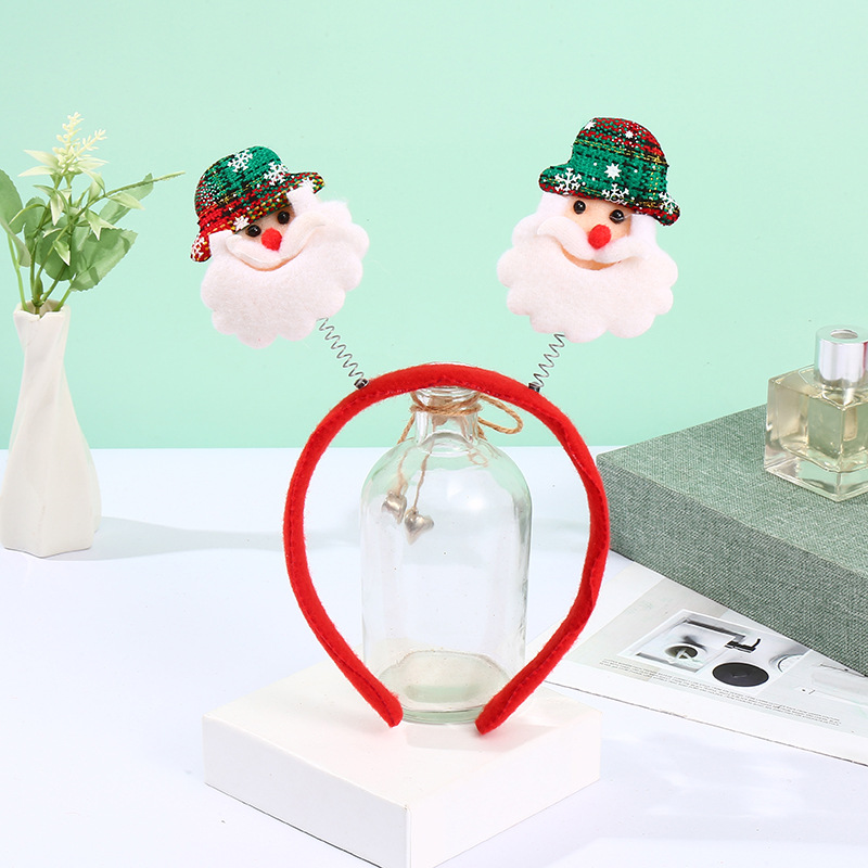 New Christmas Headband Children Headwear Christmas Hat Headband Hairpin Adult Snowman Antlers Head Buckle Decoration Dress up New Christmas Headband Children Headwear Christmas Hat Headband Hairpin Adult Snowman Antlers Head Buckle Decoration Dress up