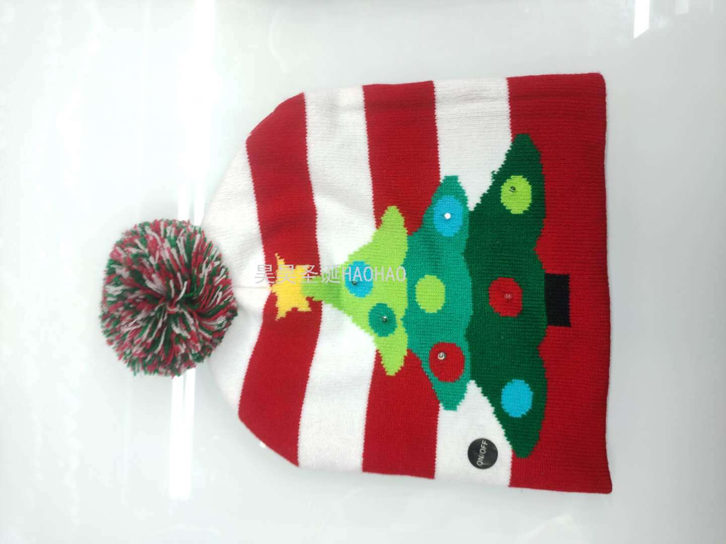 Wool Christmas Hat Adult and Children Knitted Christmas Hat Christmas Hat Colorful Luminous Knitted Hat High-End Elderly Christmas Hat Wool Christmas Hat Adult and Children Knitted Christmas Hat Christmas Hat Colorful Luminous Knitted Hat High-End Elderly Christmas Hat