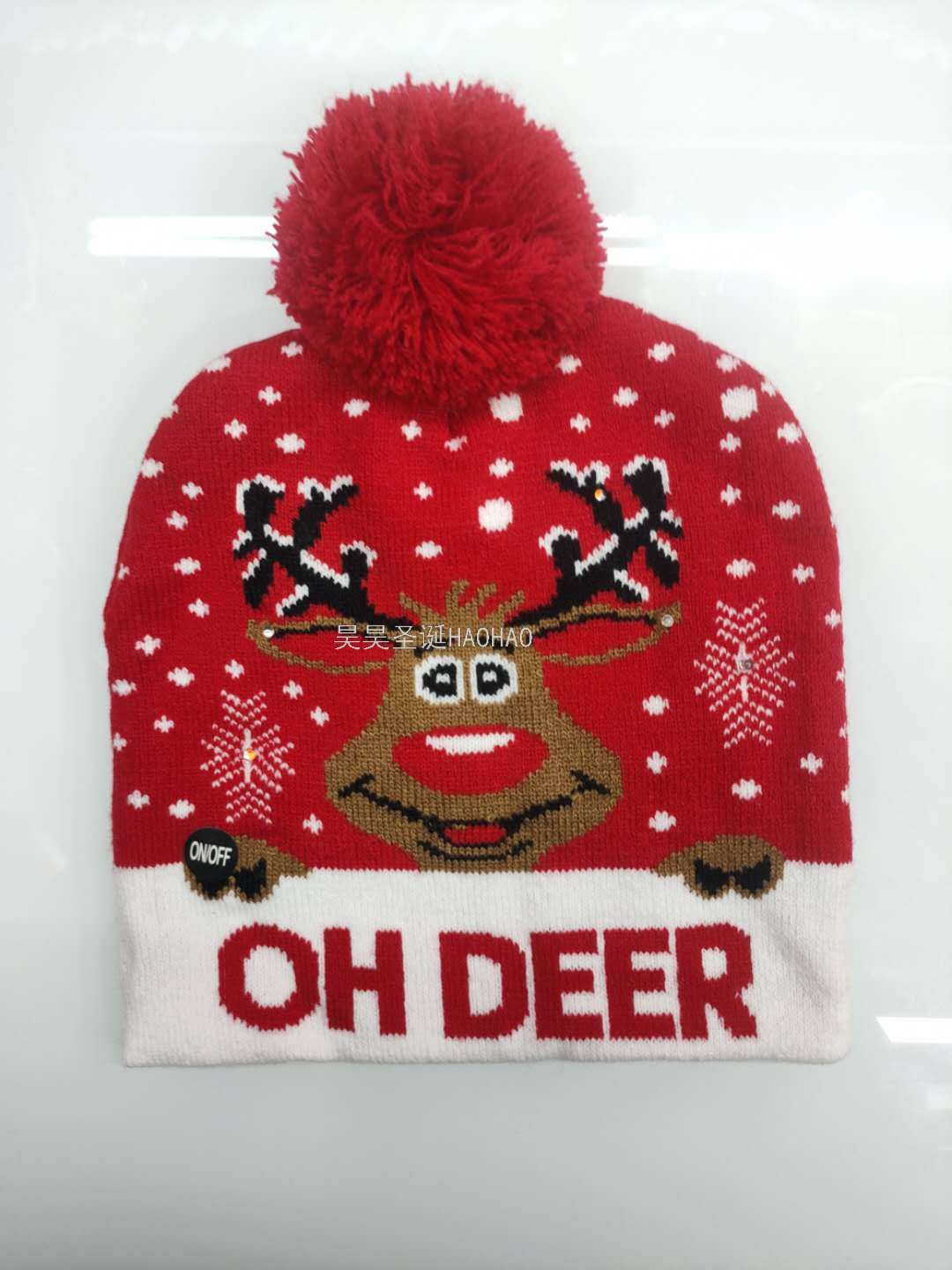 Wool Christmas Hat Adult and Children Knitted Christmas Hat Christmas Hat Colorful Luminous Knitted Hat High-End Elderly Christmas Hat Wool Christmas Hat Adult and Children Knitted Christmas Hat Christmas Hat Colorful Luminous Knitted Hat High-End Elderly Christmas Hat