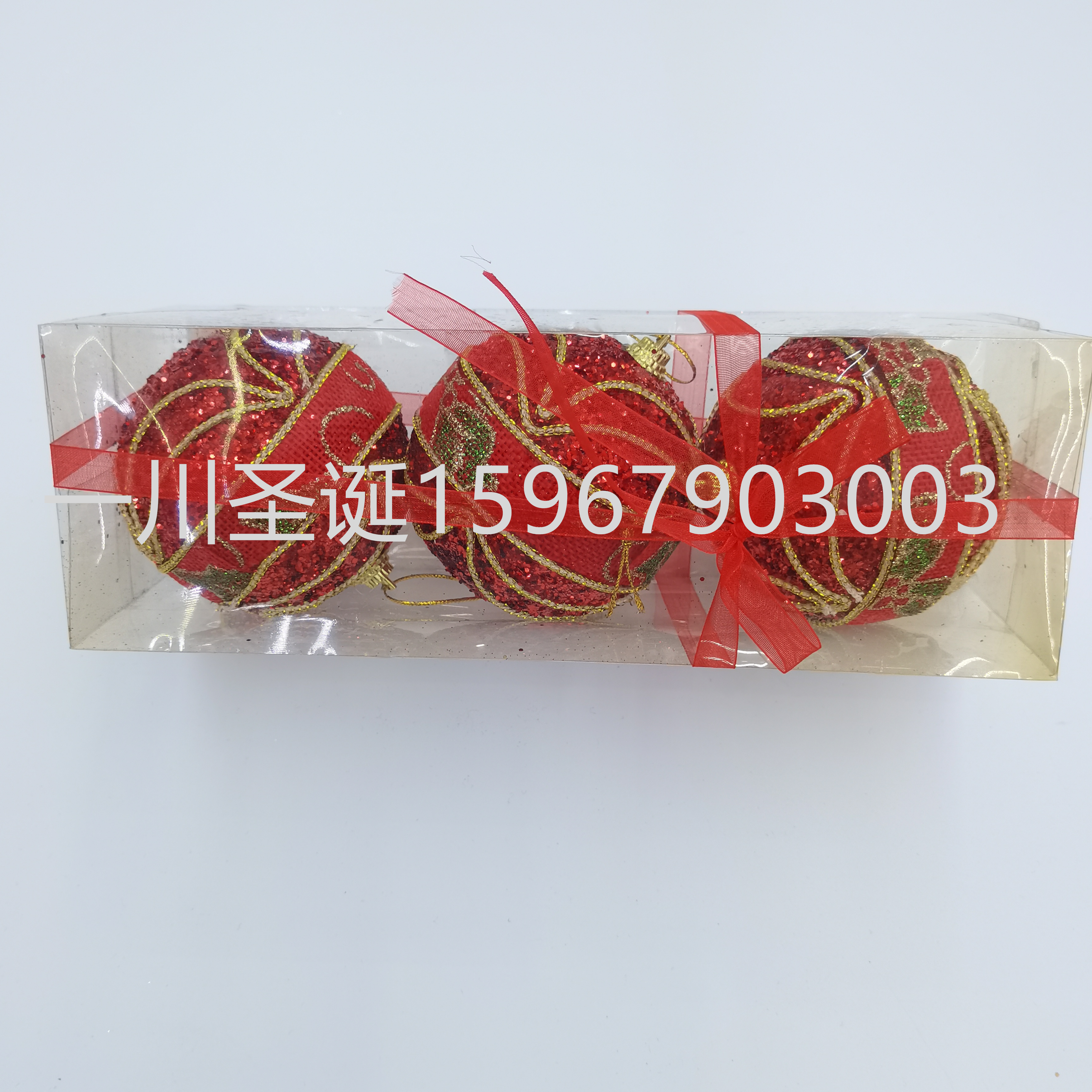 Christmas Ball Christmas Gold Powder Ball Christmas Product Christmas Decorations Painted Christmas Ball