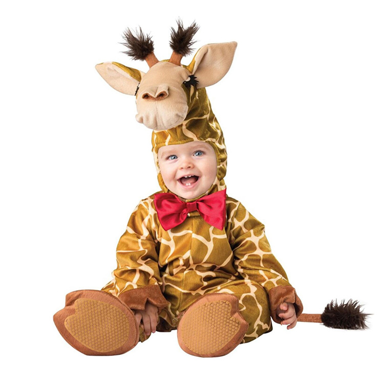 Meng Beibei Christmas Halloween Babies' Dress One-Piece Suit Animal Model Clothing Performance Clothing