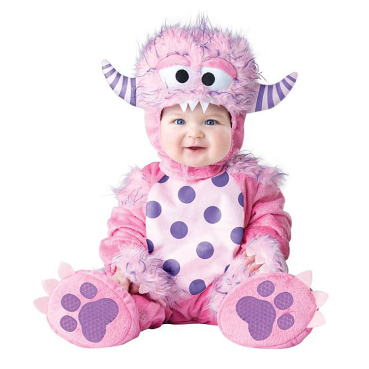 Meng Beibei Christmas Halloween Babies' Dress One-Piece Suit Animal Model Clothing Performance Clothing