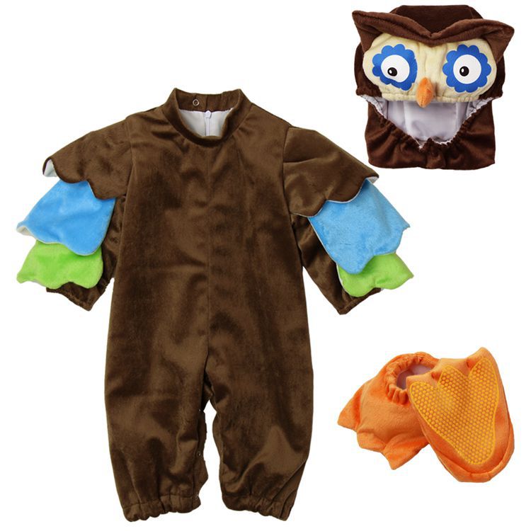 Meng Beibei Christmas Halloween Babies' Dress One-Piece Suit Animal Model Clothing Performance Clothing