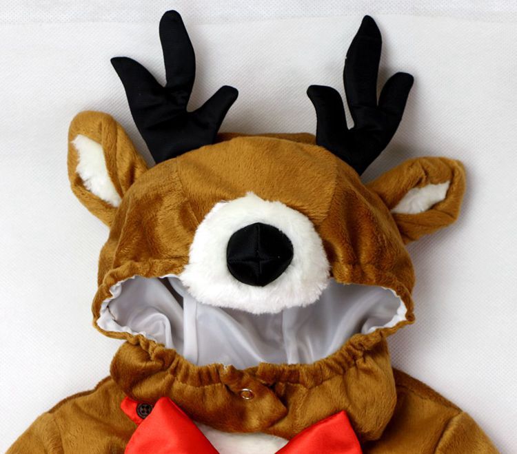 Meng Beibei Christmas Halloween Babies' Dress One-Piece Suit Animal Model Clothing Performance Clothing